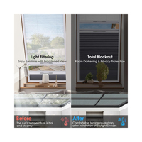 Persianas verticales tipo panal de abeja integradas Hunters para ventanas, persianas y contraventanas eléctricas inteligentes de lujo para el hogar.