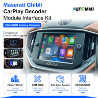 Kit de Módulo Decodificador Inalámbrico Apple CarPlay y Android Auto para Actualización de Pantalla OEM de Maserati Ghibli 2014-2016