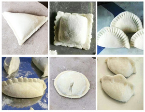 High Effciency 110v 220v Automatic 12cm 15cm Big Size Empanada <strong>Machine</strong> Leaf Dumpling Making Large Samosa Dumpling Making <strong>Machine</strong> - Product Image 4