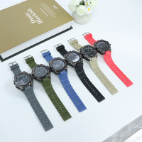 Jam Tangan Elektronik Plastik Dial Besar Terlaris 2026 untuk Remaja Pelajar, Jam Tangan Digital Sporty Modis Bercahaya