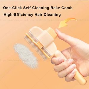 <span class=keywords><strong>Spazzola</strong></span> Professionale Ergonomica Elecpet <span class=keywords><strong>per</strong></span> Rimozione Peli di Animali Domestici, Pettine Massaggiante <span class=keywords><strong>per</strong></span> Cani e Gatti, <span class=keywords><strong>Spazzola</strong></span> <span class=keywords><strong>per</strong></span> <span class=keywords><strong>Sottopelo</strong></span> - Product Image 4