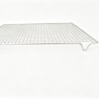 Grille de séchage et de refroidissement en acier inoxydable SUS 304 de qualité alimentaire pour barbecue, grille de cuisson en fil métallique pour four et boulangerie