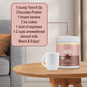 Proteine Vegetali in Polvere OEM al Gusto Cioccolato per Nutrizione Sportiva, Recupero Muscolare Post-Allenamento, Frullati e Smoothie, Confezione Personalizzata - Product Image 4