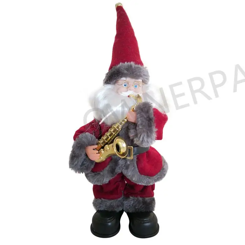 Trong Nhà Santa Claus Chất Lượng Cao Đồ Trang Trí Giáng Sinh Quà Tặng Ngoài Trời Hoạt Hình Trang Trí Giáng Sinh Với Âm Nhạc