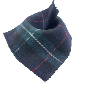 Hot Bán Cổ Điển Sọc Sọc Sọc Màu Xanh Lá Cây Màu Đỏ Len/Polyester Dệt Vải Lông Cừu Cho Quần Áo Sh2402 - Product Image 4