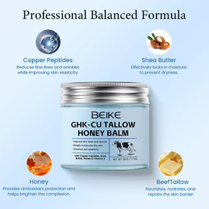 BEIKE Marca Privada, Bálsamo Humectante <span class=keywords><strong>de</strong></span> Sebo <span class=keywords><strong>de</strong></span> Res para Rostro y Cuerpo, Mejora <span class=keywords><strong>la</strong></span> Barrera Cutánea, con Sebo del Mar Muerto y Magnesio, con Miel - Product Image 3