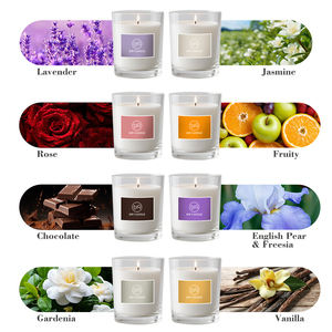 Velas Premium di lusso candele di cera di soia con profumo per la casa e uso per le <span class=keywords><strong>vacanze</strong></span> all'ingrosso profumo di candela di cristallo - Product Image 3