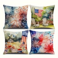 Housse de coussin colorée à motif feux d'artifice, motif personnalisé, housse de coussin en polyester pour la décoration de la maison