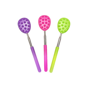 Telescopic <b>Back</b> <b>Scratcher</b> With Gua Sha Massage Head For Full Body Relief Portable Multi Functional Design - Product Image 1