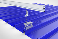 Système de fixation pour panneaux solaires commerciaux AL6005-T5 SUS 304 – Serre-câbles de fixation pour toiture métallique pour une installation facile – Garantie 15 ans