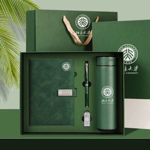 Libreta de Lujo Corporativa A5 al por Mayor, Caja de Regalo, USB, Libreta de Cuero Personalizable con Juego de Bolígrafos y Botella de Agua, Regalo Empresarial - Product Image 2