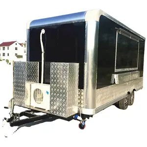 Camions à café mobiles, CP-D580210260, pliables, pour fabriquer et faire de la glace ou des crêpe, personnalisés