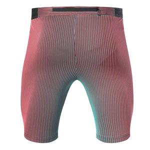 กางเกงออกกำลังกายผู้ชาย ยืดหยุ่นสูง แห้งเร็ว สำหรับวิ่งมาราธอน กระชับรูปร่าง ซับในอย่างดี สีพื้น - Product Image 4