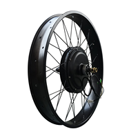 Kit de conversion de vélo à gros pneus haute puissance, moteur de moyeu arrière sans balais 500W 750W 1000W 1500W 2000W pour la conduite tout-terrain et sur neige