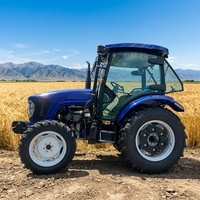 Motoculteur rotatif à quatre roues pouvant être associé à un tracteur agricole à roues de 130 chevaux pour un choix personnalisé