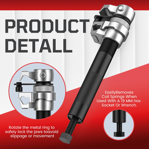 Car Repair <b>Special</b> Tool Shock Absorber Spring Compressor Shock Absorber Spring Remover Shock Absorber Spring Disassembly Tool - Product Image 2