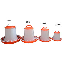 Vente directe d'usine : mangeoire et abreuvoir pour volailles, 1,5 kg, 3 kg, 1,5 L, 3 L