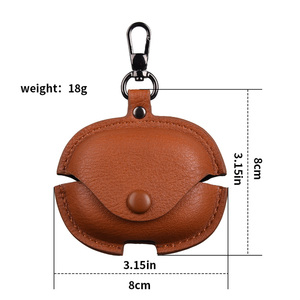 Funda de piel de cuero PU Lisa para auriculares para <span class=keywords><strong>Xiaomi</strong></span> <span class=keywords><strong>Redmi</strong></span> buds 6 Pro, funda protectora ligera para <span class=keywords><strong>Xiaomi</strong></span> <span class=keywords><strong>Redmi</strong></span> buds 6 Pro - Product Image 2