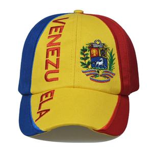 Gorras de Béisbol de 6 Paneles al por Mayor de Fábrica, Moda Venezuela, 3 Colores, Lazos, Bordado Argyle, Unisex, Sarga de Algodón - Product Image 1