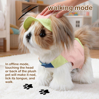 Juguete de Peluche para Perro 3 en 1 con IA y Ropa - Cachorro Interactivo por Voz con IA que Camina, Ladra y Responde al Tacto - Compatible con Tuya Smart