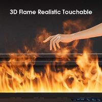 Meilleure lumière LED Vapeur d'eau Feu électrique 3D Effet flamme vapeur Cheminée électrique Insert