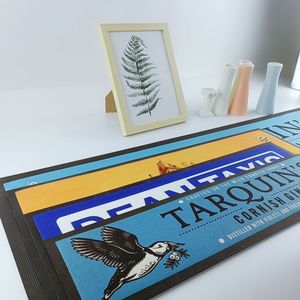 Custom Graphic Printed Non Slip <b>Silicone</b> Bar Counter Pad Waterproof Bar Service <b>Mat</b> For Bar Club Hotel Bartender Workspace Use - Product Image 1