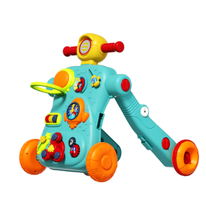 Juguete Educativo 2 en 1 para Bebés <span class=keywords><strong>y</strong></span> Niños Pequeños: Rompecabezas, Entrenamiento, Fitness, Deportes, Cochecito, Andador <span class=keywords><strong>y</strong></span> Mesa de Aprendizaje - Product Image 1