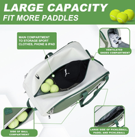 Sac à dos de tennis Trykid grande capacité, sac à raquettes de padel, compartiment à chaussures indépendant, sac à dos de sport multifonctionnel, pickleball