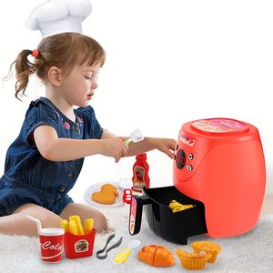 Freidora de Aire para Niños con Comida, Juguete de Cocina para Niños Pequeños, Set de Juego para Niñas y Niños de 2 Años, Regalo - Product Image 2