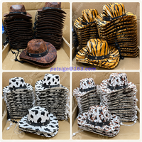 Mini Cowboyhut für Haustiere mit Strassband, Western-Kostümhut für Hunde und Katzen, Party-Fotorequisite, Haustierzubehör