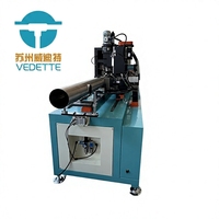Machine de perçage automatique de tuyaux en acier inoxydable de 6 pouces, commande CNC PLC 220V/380V 3.5kW pour la fabrication de conduites de refroidissement liquide