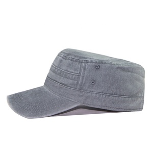 Men's Flat <strong>Cap</strong> <strong>Army</strong> Green Men's Hat Korean Version of Casual Duck <strong>Cap</strong> Cotton Flat Brim <strong>Cap</strong> - Product Image 3