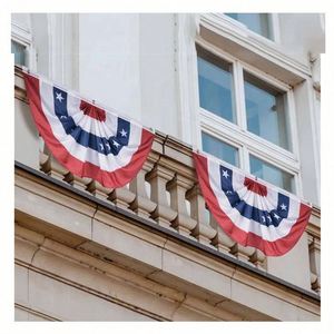 Bandera de Alta Calidad Personalizada con Bordado Nacional de Países, Tipo Abanico Plegable, para Decoración de Jardín, Patio, Entrada, Oficina - Product Image 1