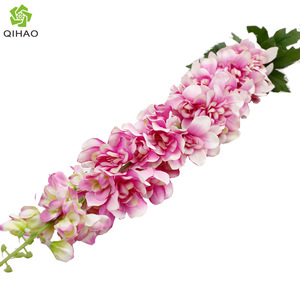 Fleurs artificielles de Delphinium extra-larges, fausses fleurs de Larkspur en plastique et soie, haute simulation, pour décorations de mariage et accessoires de maison - Product Image 5