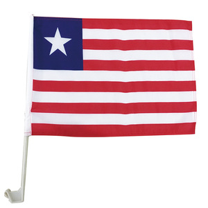 Bendera Israel Saudi Amerika dua sisi kustom dengan tiang plastik untuk tampilan jendela mobil untuk agen perjalanan - Product Image 2