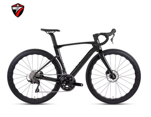 Bicicleta de Carretera de Carreras Cyclone-3rd (105big) Nueva de Fibra de Carbono con Frenos de Disco R7170-2x12s, Ruedas de Aluminio 700c, Shimano, Ligera - Product Image 1