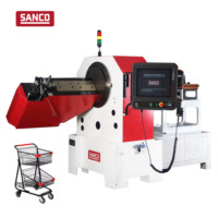 Machine de formage de fil d'acier inoxydable à 3 axes rotative CNC 3D automatique de haute précision avec moteur PLC pour chariots de courses