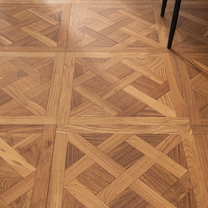 Parquet Versailles en Padauk de qualité AB, multicouche, couleur naturelle, lisse, imperméable, avec système T&G, 15 mm, pour sous-sol - Product Image 2