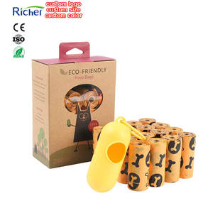 Sacs compostables éco-environnementaux pour crottes de chien sans danger pour la planète et pratiques pour une utilisation quotidienne par tous les temps - Product Image 1