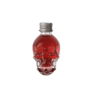 Bottiglia di vetro di vino del piccolo campione all'ingrosso da 50 <span class=keywords><strong>ml</strong></span> bottiglia di vetro trasparente trasparente da 50 <span class=keywords><strong>ml</strong></span> per la personalizzazione del supporto del liquore - Product Image 2