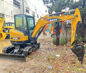 Mini-pelleuse d'occasion Sany SY35U fabriquée en Chine, faible nombre d'heures de fonctionnement, avec moteur ISUZU, prix bas en promotion - Product Image 3