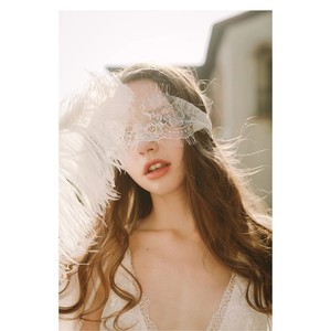 Veuillez ne pas me retirer mon masque ce soir H-026 Accessoires de lingerie Masque pour les yeux en dentelle transparente sexy Masque érotique - Product Image 4
