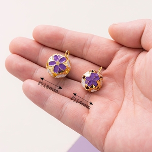 Campanelle Vintage a Forma di Fiore di Ciliegio, Ciondoli in <span class=keywords><strong>Ferro</strong></span> Traforato per Fai-da-Te, Portachiavi e Decorazioni per Zaini - Product Image 2