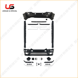 Adapté aux <span class=keywords><strong>Mercedes</strong></span>-Benz <span class=keywords><strong>Classe</strong></span> <span class=keywords><strong>C</strong></span> W203 (00-07) améliorées en modèle AMG63, ensemble complet de pare-chocs avant, feux antibrouillard et pare-chocs arrière. - Product Image 5