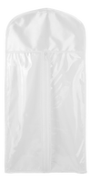 Sac de rangement pour extensions de cheveux en satin de soie, sac de rangement pour perruque avec cintre, adapté aux extensions transparentes et à fermeture éclair