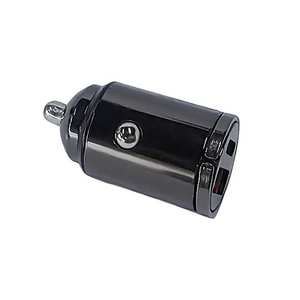 Chargeur de voiture USB Type C double en aluminium métallique le plus petit, 48W 30W, charge rapide, adaptateur de chargeur de voiture USB C avec poignée - Product Image 6