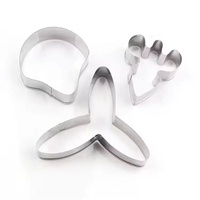 Acier inoxydable 3 pcs/set Papillon Orchidée Fondant Cutter Fleur Pétale Décoration Gâteau Cutter Moules
