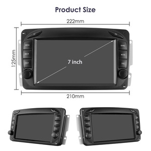 2 Din Android 14 auto Multimedia Radio Stereo Audio per <span class=keywords><strong>Mercedes</strong></span> Benz <span class=keywords><strong>Vito</strong></span> W203 VaneoClk <span class=keywords><strong>W639</strong></span> W168 W209 W210 GPS USB schermo Modulare - Product Image 5
