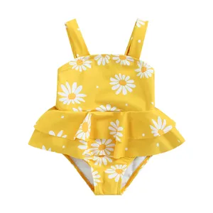 Bikini brillante para chica, traje de baño para playa, bikini juvenil