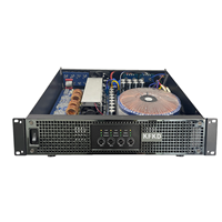 1300W * 4 amplificateur de puissance 4 canaux classe D transformateur amplificateur 2U châssis numérique stéréo haute puissance amplificateur